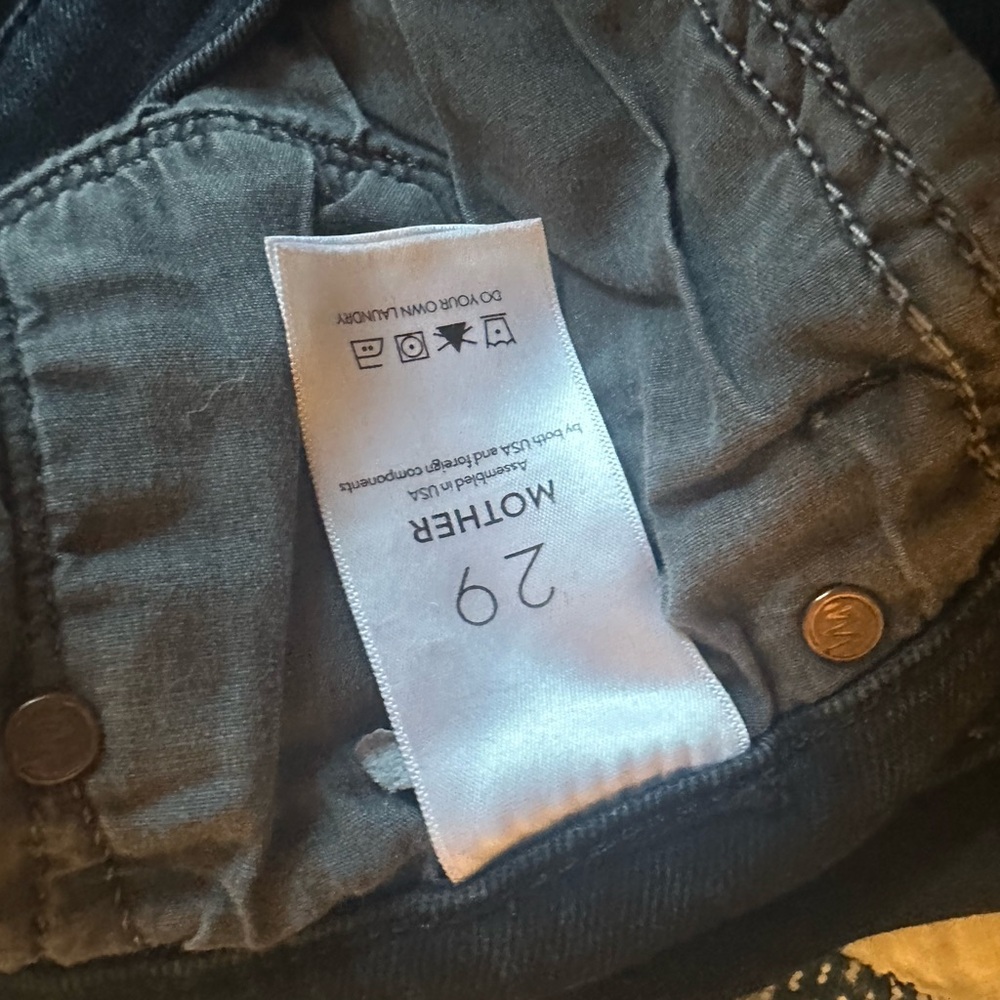MOTHER Black Flare & Wide Leg Jeans - Picture 4 of 4